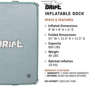 Drift Inflatable Dock 8x8